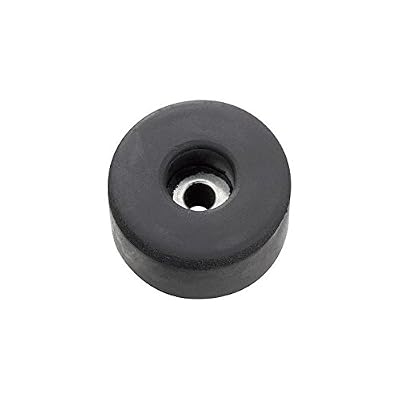 Adam Hall - Pied en caoutchouc avec insert en acier - 38 x 20 mm