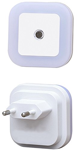 Preisvergleich Produktbild OKCS LED - Steckdosenlicht / Nachtbeleuchtung / Dämmerungssensor / [Energieklasse A++] in Blau