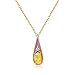 Produktbild DRSMDR Western Retro Alten Klassischen Natürlichen Opal Glasur Tropfen Handwerk Anhänger S925 Versilbert 9K Gold Ornamente,Als Zeigen,Einheitsgröße