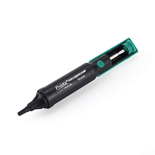 Preisvergleich Produktbild Heaviesk Entlötpumpe PK-366N Entlötpumpe Lötkolben Vakuumzinnsauger Entfernung Zinnstift-Saugerwerkzeug Absaughandschweißgeräte Entlöten