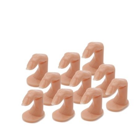 Restly(TM) 10 x Practice Fingers for Acrylic,Gel & Nail Art