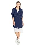 hugo boss mantel mivana Parka BOSS Damen ODRAPA Mantel, Blau (Dark Blue 407), 42