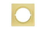 Acabado laton mate. Tesa Assa Abloy 45290LM - Escudo Embellecedor para pomos, Laton Mate
