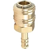Kompres&ouml;r Hortum Bağlantı Par&ccedil;ası, Stoper Hava Jakı, 10 mm &Ccedil;apında, G&ouml;vde