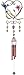 Wind Chime Copper & Gem Hummingbird Garden Decoration Hanging Decor RS.3627.00