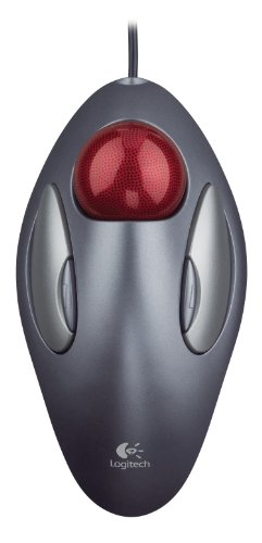 Logitech Trackman Marble - mice (USB+PS/2, Optical, Windows XP, Vista Mac OS X 10.3.9, USB, CD-ROM)