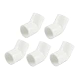 codo 45 grados Material: PVC-U; color: blanco.