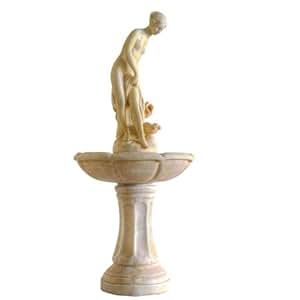 STILISTA® Gartenbrunnen Modell Aphrodite Springbrunnen 55 x 55 x 118 cm