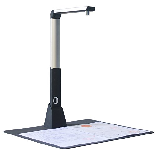 Preisvergleich Produktbild Tragbarer Hochgeschwindigkeitsdokument-Kamera-S... mit LED-Licht für Klassenzimmer-Büro-Bibliotheks-Bank
