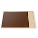 Produktbild MoKo Mauspad, Aluminium Gaming Mauspad Gamepads Mouse Pad mit PU Leder Oberhaut und Acrylic Anti Slip Mat für Samsung Tab A E Serie / TabPro S / iPad Air 3/ iPad Air 2 / Mini /Pro, Gold/Braun