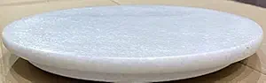 SHRI MADHURI Marble Chakla/Marble Roti Maker/Marble Rolling Board, Large Size 10 Inch (25 cm).