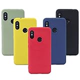 ①Compatibles con xiaomi mi A2 Lite/Redmi 6 Pro, la silicona de primera calidad brinda una gran protección y flexibilidad.Ultra delgado y liviano, conserva por completo la belleza original de su xiaomi mi A2 Lite/Redmi 6 Pro