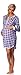 Cornette Maternity Nightdress 654/05 (Purple/Ecru, L)