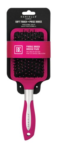 Danielle Creations Haarbürste, breit, mit weicher Haptik, Pink