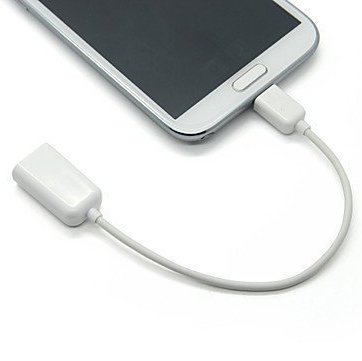 lucklystar Micro USB zu USB OTG Host Adapter – Micro-USB-Stecker auf USB A Buchse OTG Host Kabel 0.15m Adapter - 7