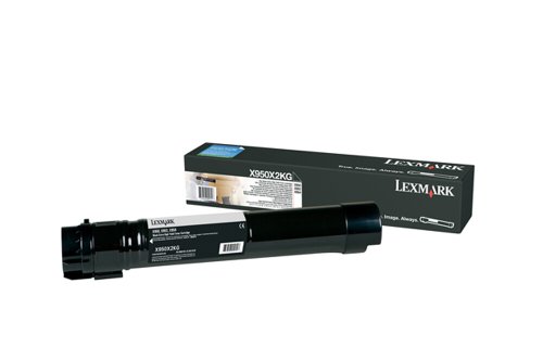 Lexmark X950X2KG X950, X952, X954 Tonerkartusche Extra Hohekapazität, schwarz