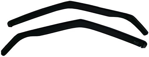 Heko 23329 Wind deflectors - 2 pcs FRONT, Acrylic glass - Transparent anthracite, New