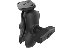 RAM MOUNTS SUPPORTO SFERA C RAM-MOUNT RAM-103-B-238U CON BRACCIO MEDIO RAM-201U-B E BASE RAM-238U