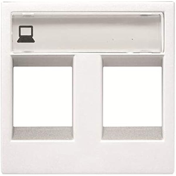 Niessen - n2218.2bl tapa ventana 2 conectores zenit blanco ...