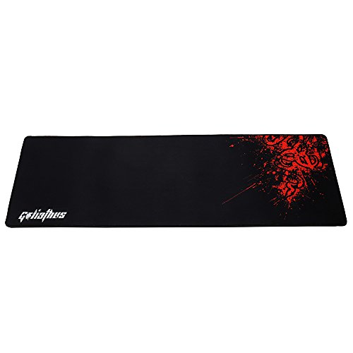 Interlink Gaming Mousepad XXL Groß Mouse Pad schwarz 90x30cm