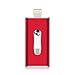 Produktbild LIRONG Mini USB-Stick mit USB-Stick USB-Stick mit 3,0 GB 3.0 Flash-Laufwerk kompatibel mit iPhone/iPad/PC/Android,Red