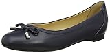 Gepolsterte Lederdecksohle Geox Damen D LAMULAY D Geschlossene Ballerinas, Blau (Navy), 38 EU