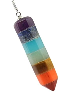 Reiki Energie-Kristallstab Radiästhesie Pendel Scrying Dowser W / 7 Typ