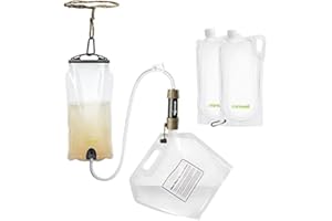 miniwell Gravity Water Filter Straw by Ultralight and Versatile Hiker Water Filter with Optional Accessories. TUV Proven 99.999999% Removal Rate of Bacteria Emergency Kit Hurricane Storm Supplies.