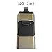 Produktbild Tellaboull for Disco 3 in 1 multifunzione USB Flash Drive Metal Pen Drive per Smartphone AD alta velocità U per Android per iOS OTG Storage esterno
