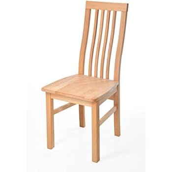 acerto 20001 Esszimmerstuhl aus Buche massiv ohne Armlehne * Geölt