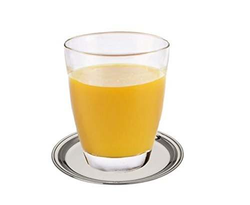 Glasuntersetzer Gläserteller Silber 800 Fadenmuster D 11 cm. Für Gläser, Glas, Tassen, Tisch, Bar - 4