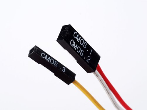 SilverStone SST-CLEARCMOS Slotblech mit externem 2-1 Pol Clear CMOS Anschluss mit abgedecktem Schalter zur Verhinderung von unbeabsichtigten Resets - 3