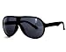 Produktbild Nerd Pilotenbrille Herren Schwarz Matt Sonnenbrille Fliegerbrille 16891-