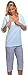 Maternity Pyjama Set Luiza 0222 (Blue, M)