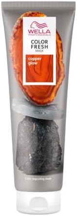 Wella Professionals COLOR FRESH MASK Copper Glow | Maschera Colorata Capelli, Tintura Semipermanente | Trattamento Rinfrescante Colore Temporaneo | Per Tutti i Tipi di Capelli, 150ml