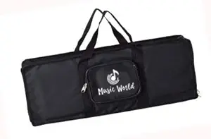 Music World Black Keyboard Cover Bag Suitable for SA-46, SA-47, SA-48 Mini Keyboard, Keyboard Bag