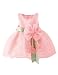 Little Sorrel Baby Girls Chiffon Sleeveless Bowknot Belt Wedding Party Bridesmaid Toddler Dresses Age 6 to 36 Month