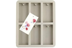 BOOWAN NICOLE Moules en résine de silicone pour fabrication de bijoux avec trou de suspension pour loisirs créatifs