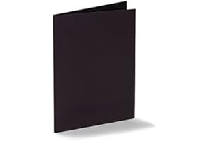 ‎CARPETA Fünf 4-teilige Präsentationsmappen Executive-Exclusiv Plus - Schwarz | ECHTE PREMIUM QUALITÄT! Handgefertigt aus Deutschland | Mappe Präsentation Bewerbung Folder Resume CV Exposes Zeugnis