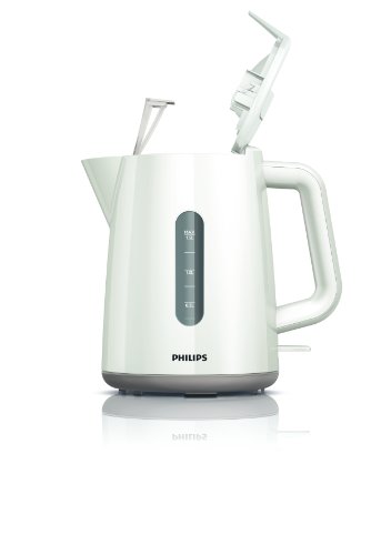 Philips HD9300/00 Wasserkocher (2400 Watt, 1,5 Liter, 360°Pirouette) weiß/grau - 2