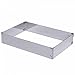 Produktbild Cake Company Backrahmen: Verstellbar | aus Inox | Länge: 27,5 - 52,5 cm; Breite: 18,5 - 34,5 cm | Höhe: 5 cm | flexible Back-Form mit einfacher Handhabung | rechteckige torten-Form & Kuchen-Form