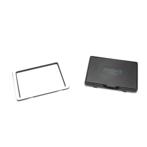 ENHANCE Pare Soleil Prot  ge Ecran Universel pour Appareils Photo Num  riques avec Ecran LCD de 3 pouces  7 62 cm  au Format 4 3 - Canon   Sony   Nikon