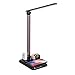Produktbild LED Schreibtischlampe Tischlampe mit Fast Wireless Charger Qi Ladegerät für iPhone XS/XS Max/XR/X/8/8 Plus/Apple Watch/Airpods Touch Control, Dimmbar, Einstellbar (Schwarz)