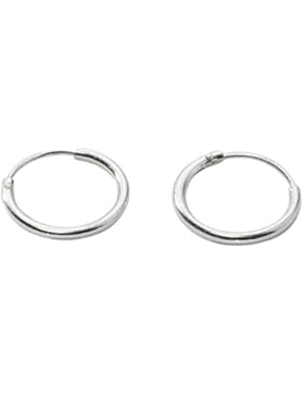 Silverline Jewelry Kreolen, Sterling-Silber, Durchmesser 10mm