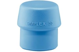 Halder 3201030 - Cabezal de impacto para mazo TPE-Soft Cara Suave, multicolor, 30 mm