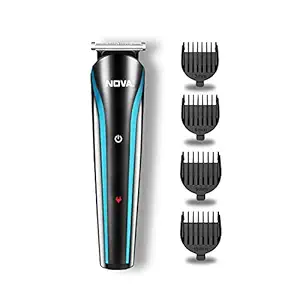Nova NHT 1073 USB Rechargeable and Cordless: 60 Minutes Runtime Professional Hair Clipper for Men