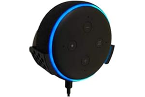 CREATIVEDOM Support mural - Amazon Alexa Echo Dot 3 à génération Enceinte intelligente avec Alexa Couleur Noir