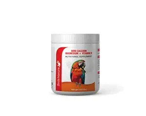 BirdsNature Bird Calcium with Magnesium + Vitamin D Powder Nutritional Supplement for All Birds (500g)
