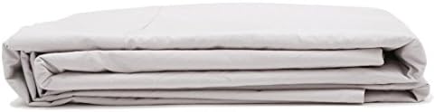 Loomstead Flat Sheet, White, Light Grey,Taupe, Cal King/King, Queen