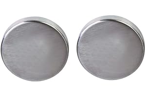 Paire de Rosaces Inox 304" KLOSE besser" " ELSA " - Rondes Diam: 53 mm - Borgnes.